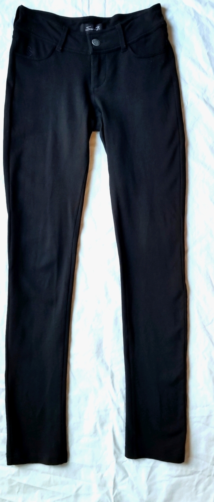 Seven7 Black Ponte Skinny Pants Jeggings